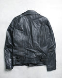 Hysteric Glamour Plaid Lined Leather Jacket