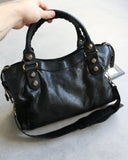 Balenciaga Leather City Bag