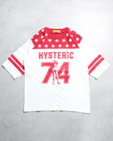 Hysteric Glamour 74 Star Football Top