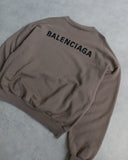 Balenciaga Stitched Logo Crewneck