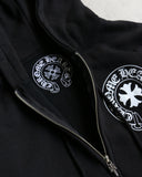 Chrome Hearts Themal Lined Eye Chart Zip Up Hoodie