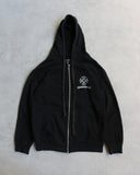 Chrome Hearts Script Dagger Zip Up Hoodie
