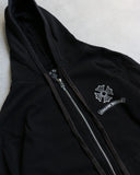 Chrome Hearts Script Dagger Zip Up Hoodie