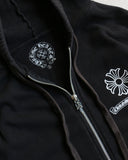 Chrome Hearts Script Dagger Zip Up Hoodie