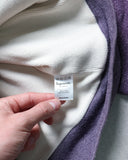 Supreme FW09 Ash Purple Arc Logo Thermal Zip Up Hoodie