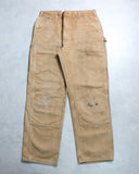Carhartt Vintage 1990's Made in U.S.A Distressed Double Knee Carpenter Pants