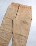 Carhartt Vintage 1990's Made in U.S.A Distressed Double Knee Carpenter Pants