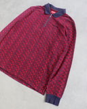 Supreme Floral Quarter Zip L/S Sweater
