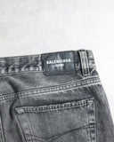Balenciaga Mudshow Thrashed Flarred Leg Jeans