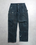Carhartt Vintage 1990's Made in U.S.A Distressed Double Knee Carpenter Pants