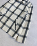 A.P.C. Pete Plaid Check Wool Coat