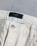 Amiri Chemist Leather Star Patch Carpenter Pants