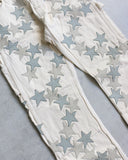 Amiri Chemist Leather Star Patch Carpenter Pants