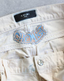 Amiri Chemist Leather Star Patch Carpenter Pants