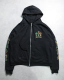 Chrome Hearts Camo Triple Cross Horseshoe Thermal Zip Up Hoodie