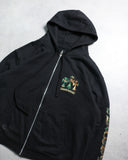 Chrome Hearts Camo Triple Cross Horseshoe Thermal Zip Up Hoodie