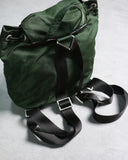 Prada Tessuto Nylon Double Pocket Backpack