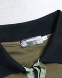 BAPE 2003 Olive Panelled S/S Polo Shirt