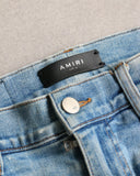 Amiri Patchwork Distressed Skinny Denim Jeans