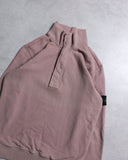 Stone Island Quarter Zip Badge Sweatshirt
