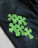 Chrome Hearts 1/1 Vintage Carhartt Double Knee Cross Patch Carpenter Pants