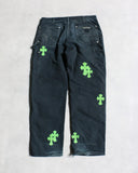 Chrome Hearts 1/1 Vintage Carhartt Double Knee Cross Patch Carpenter Pants