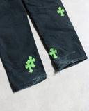 Chrome Hearts 1/1 Vintage Carhartt Double Knee Cross Patch Carpenter Pants