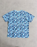 BAPE Blue Ape Camo Tee
