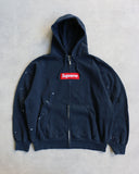 Supreme Maison Margiela Box Logo Zip Up Hoodie