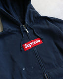 Supreme Maison Margiela Box Logo Zip Up Hoodie