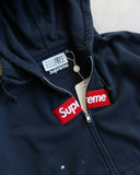 Supreme Maison Margiela Box Logo Zip Up Hoodie