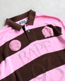 BAPE Jacquard Multilogo Stripe L/S Rugby Shirt