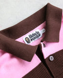BAPE Jacquard Multilogo Stripe L/S Rugby Shirt