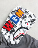 BAPE Glow In The Dark Camo Zip Up Hoodie