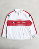 Supreme Crest Stripe L/S Rugby Shirt