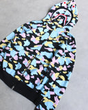 BAPE Shark Zip Up Cotton Candy Camo Hoodie