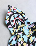 BAPE Shark Zip Up Cotton Candy Camo Hoodie