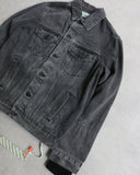 OFF WHITE Painting Arrow Denim Trucker Jacket