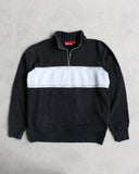 Supreme Two Toned Quarter Zip Sweatshirt
