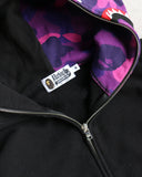 BAPE Shark Zip Up Purple Camo Hoodie
