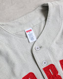 Supreme Ultrasuede Mesh Arc Logo Baseball Jersey