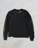 Chrome Hearts SS26 Olive Script Neck Logo L/S Tee