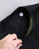 Chrome Hearts SS26 Olive Script Neck Logo L/S Tee