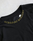 Chrome Hearts SS26 Olive Script Neck Logo L/S Tee