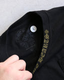 Chrome Hearts SS26 Olive Script Neck Logo L/S Tee