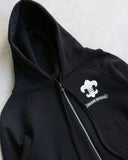 Chrome Hearts Fleur De Li Zip Up Hoodie