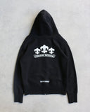Chrome Hearts Fleur De Li Zip Up Hoodie