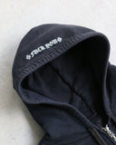 Chrome Hearts Script Logo Zip Up Thermal Hoodie