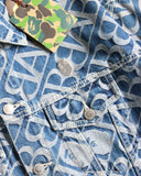 BAPE Monogram Denim Jacket
