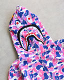 BAPE Guangzhou Exclusive Camo Zip Up Shark Hoodie